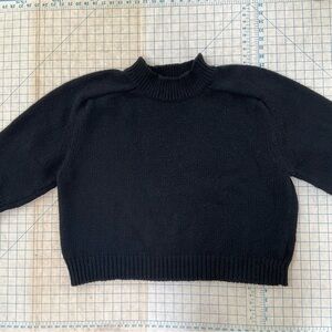BABAA No 51 Jumper In Black Made In Spain 100% Wool